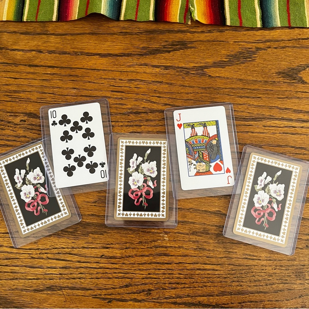 Tiffany & Co Playing Card Of Your Choice + Protective Sleeve ♠️♦️♥️